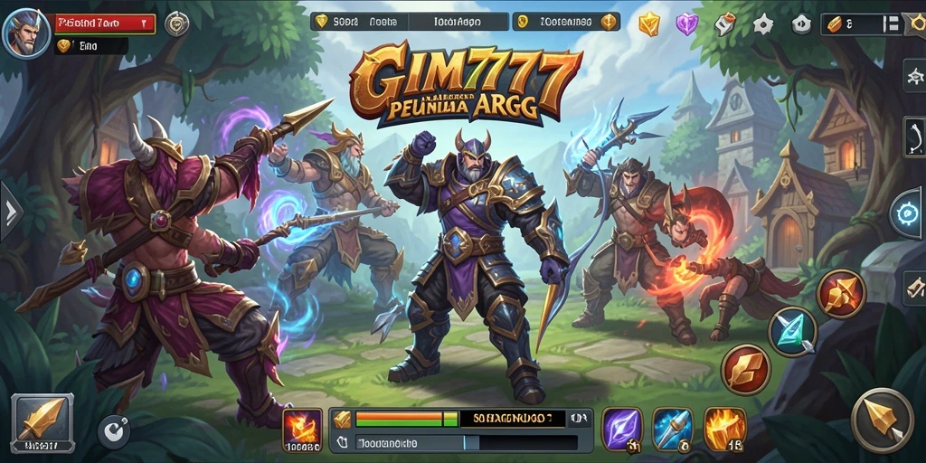 Tampilan gameplay GIM777 yang memukau dalam pertarungan ARPG.