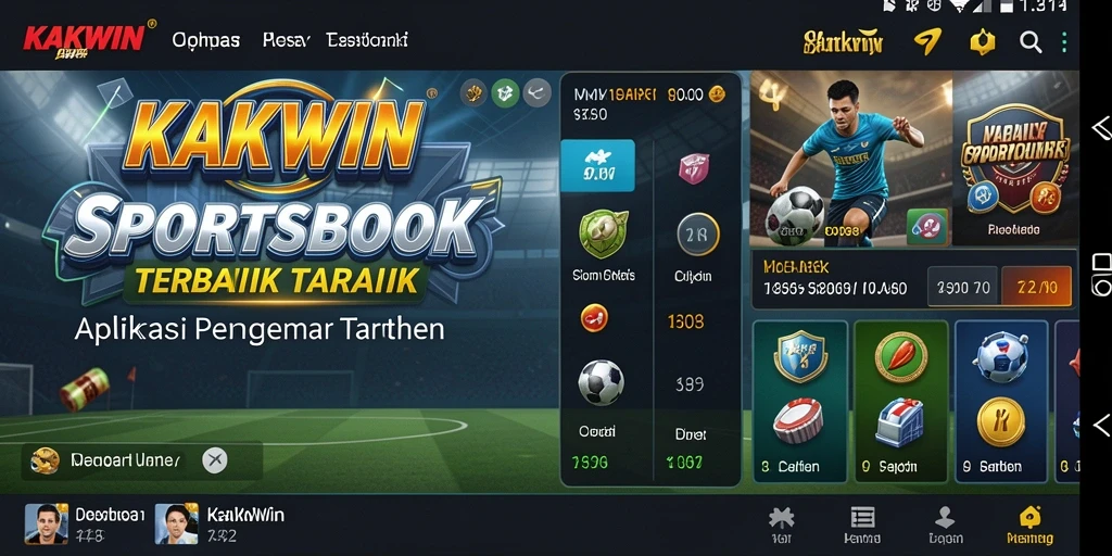 Tampilan gameplay KAKWIN yang intuitif dan menarik.