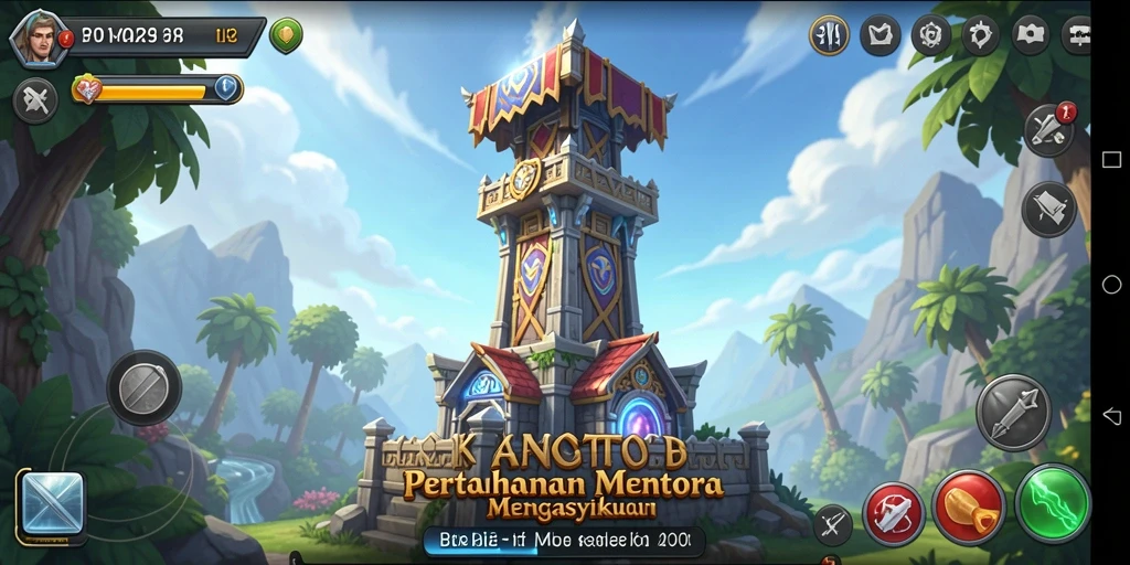 Screenshot gameplay menara KANGTOTO yang memukau.