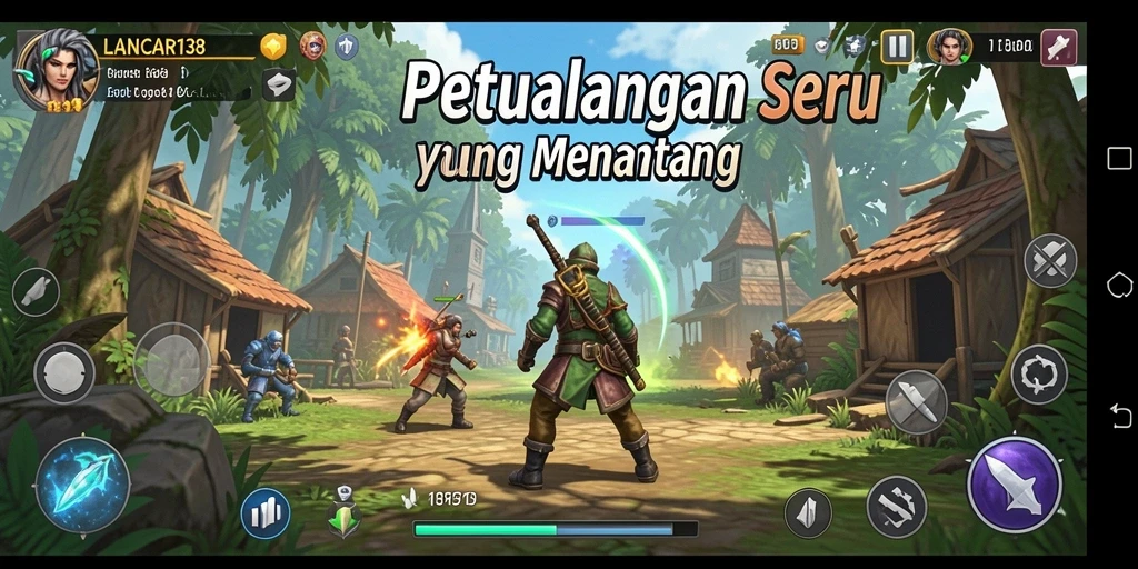Tangkapan layar gameplay LANCAR138 yang menampilkan momen petualangan epik.