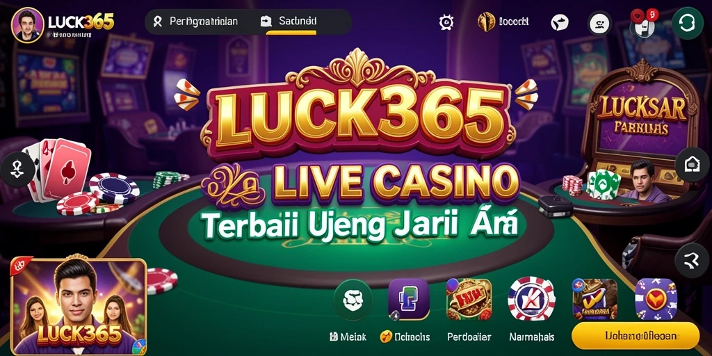 Gameplay seru Live Casino di LUCK365 dengan dealer profesional.
