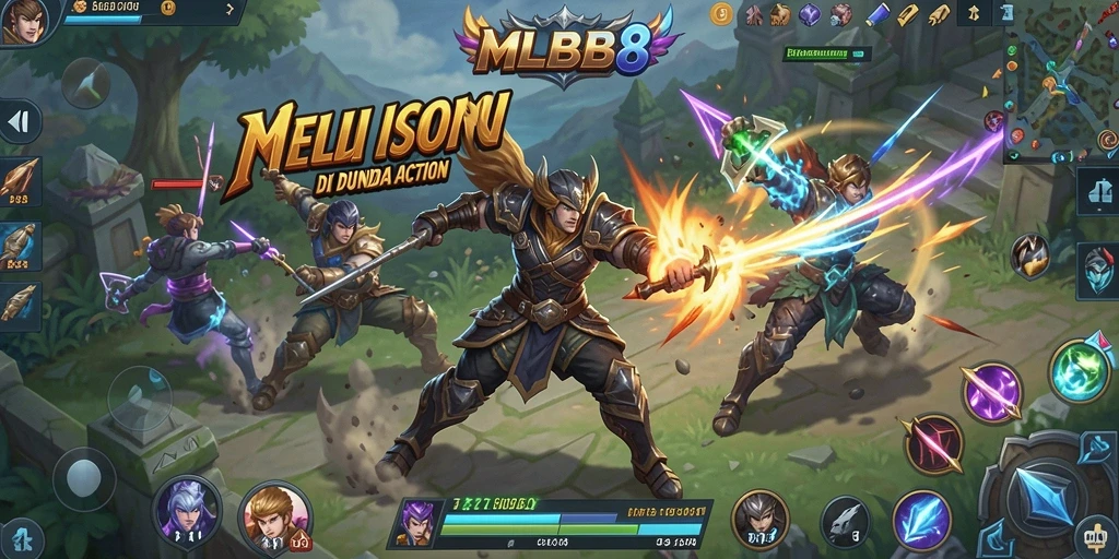 Tampilkan pertarungan mendebarkan dari gameplay MLBB8.