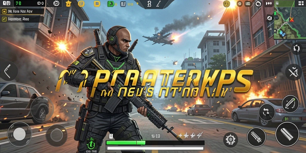 Screenshot gameplay ORA78 yang menunjukkan aksi tembak-menembak seru.