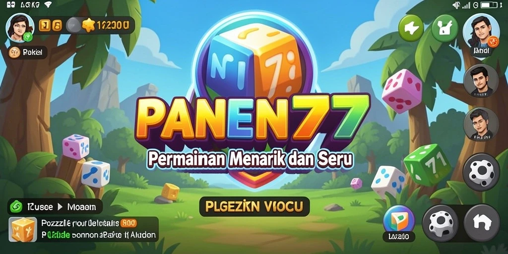 Tampilan gameplay PANEN77 yang menarik dan penuh tantangan puzzle.