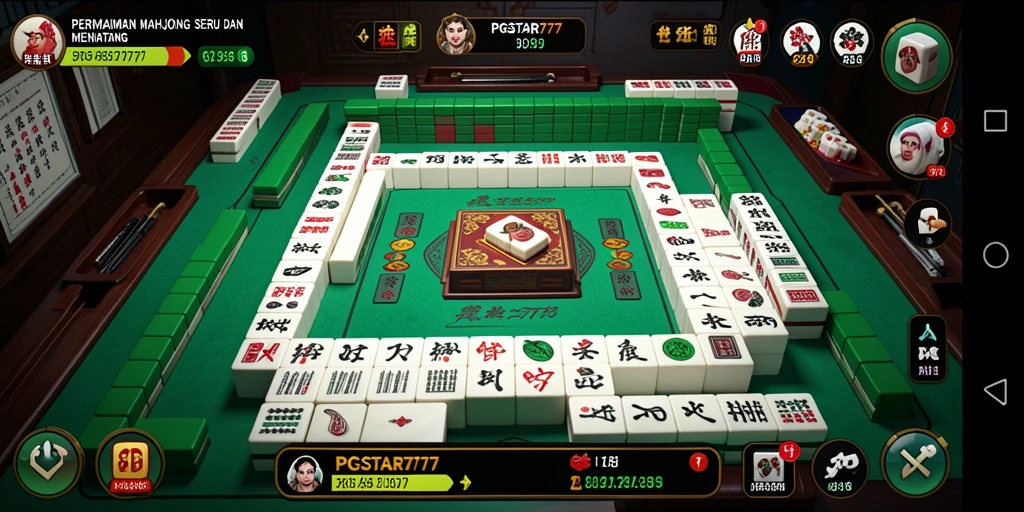 Gameplay PGSTAR777 yang menarik dan menantang dalam permainan Mahjong.