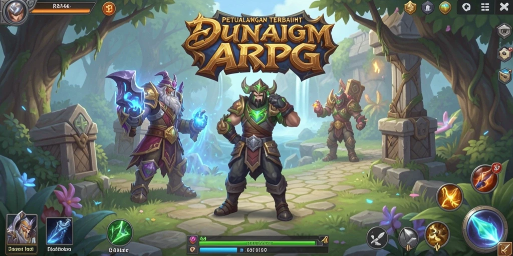 Gameplay seru RR44 dalam dunia ARPG yang menantang.