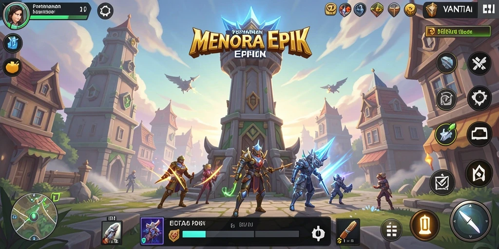 Gameplay menara pertahanan yang menarik dan strategis.